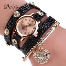 Load image into Gallery viewer, Duoya selling luxury fashion heart pendant women watches