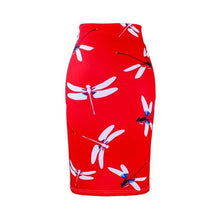 Load image into Gallery viewer, WOMAIL  Fashion Flower print women&#39;s Midi Pencil Skirt for Office Wear female faldas girls bottoms M-XL skirt  D6W30